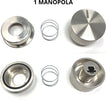 FRANKE MANOPOLA PIANO COTTURA MOD.FHNE FORO mm.6 ARGENTO ORIGINALE 133.0312.533 Casa e cucina/Elettrodomestici per la cucina/Accessori e parti di ricambio/Parti di ricambio per fornelli Rossi Ricambi - Venetico Marina, Commerciovirtuoso.it