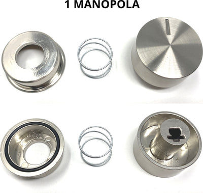 FRANKE MANOPOLA PIANO COTTURA MOD.FHNE FORO mm.6 ARGENTO ORIGINALE 133.0312.533 Casa e cucina/Elettrodomestici per la cucina/Accessori e parti di ricambio/Parti di ricambio per fornelli Rossi Ricambi - Venetico Marina, Commerciovirtuoso.it