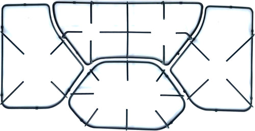 FRANKE SERIE 4 GRIGLIE PIATTINA NERA OPACA PIANO COTTURA OPERA Casa e cucina/Grandi elettrodomestici/Accessori e parti di ricambio/Ricambi e accessori per piani cottura/Griglie per piani cottura Rossi Ricambi - Venetico Marina, Commerciovirtuoso.it