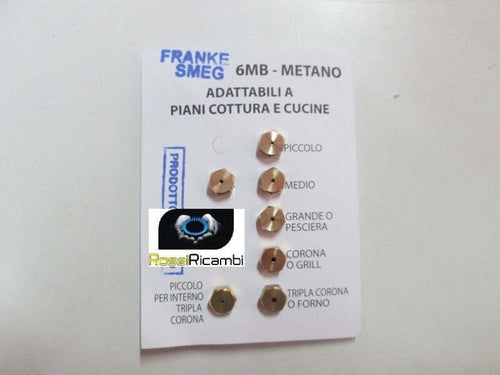 FRANKE SERIE UGELLI PIANO COTTURA CUCINE GAS 5 FUOCHI + FORNO- GAS METANO - 6MB Casa e cucina/Utensili da cucina/Bruciatori da cucina Rossi Ricambi - Venetico Marina, Commerciovirtuoso.it