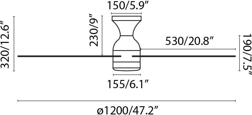 FRASER M LED Ventilatore da soffitto bianco SMART Fai da te/Prodotti per la costruzione/Riscaldamento e raffreddamento/Sistemi mobili di climatizzazione/Ventilatori/Ventilatori da soffitto Led Mall Home - Napoli, Commerciovirtuoso.it