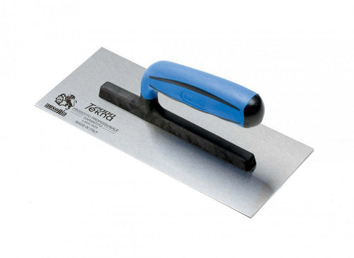 Frattazzo Frattone Professionale Made In Italy Per Stucco Con Lama In Acciaio Inox 24X10 Cm Ausonia - 42654