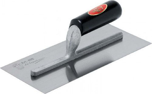 Frattone americano liscio in acciaio con manico saldato in legno 12 x 28 cm Fai da te/Utensili elettrici e a mano/Utensili a mano/Utensili per muratura e piastrellatura/Cazzuole/Cazzuole di finitura La Zappa - Altamura, Commerciovirtuoso.it