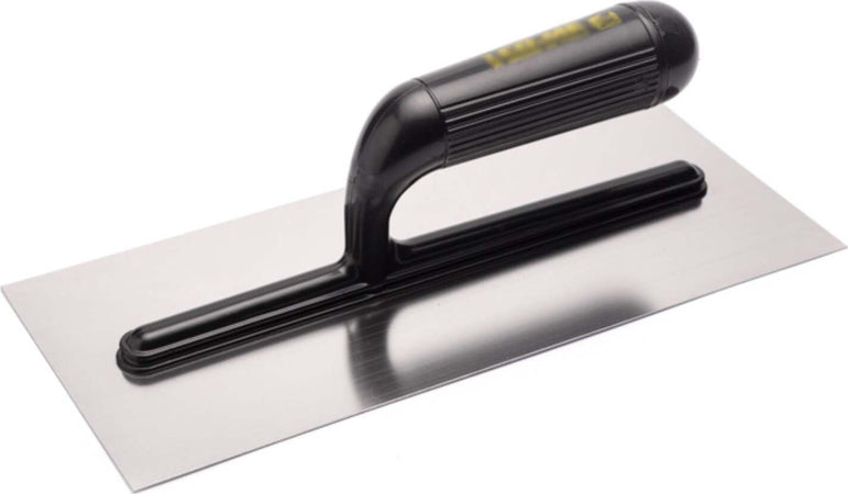 Frattone liscio americano con base e supporto in inox saldato 12 x 28 cm Fai da te/Utensili elettrici e a mano/Utensili a mano/Utensili per muratura e piastrellatura/Cazzuole/Cazzuole di finitura La Zappa - Altamura, Commerciovirtuoso.it