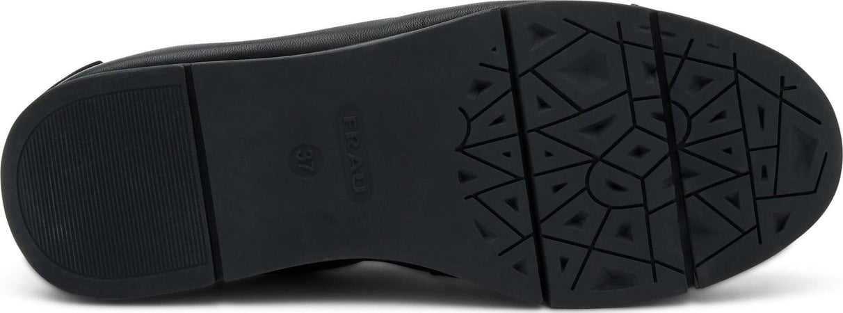 FRAU-ballerina-comfort-in-pelle-nera-51M4