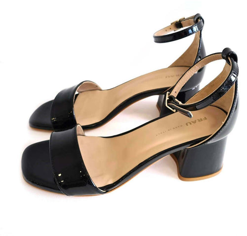 Frau Donna Sandalo Con Tacco 5 Cm in Pelle Nuova Collezione