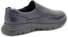 Frau Mocassini Neri Uomo Slip-on In Pelle Con Suola Xl