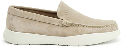 Frau Mocassino Uomo Slip-On Camoscio Suola in Gomma Mocassini Sfoderati Casual Scamosciati Tinta Unita Sottopiede in Pelle