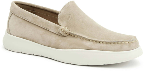 Frau Mocassino Uomo Slip-On Camoscio Suola in Gomma Mocassini Sfoderati Casual Scamosciati Tinta Unita Sottopiede in Pelle