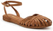 Frau Sandali Donna in Pelle 03 B3 Sandalo Con Allacciatura Alla Caviglia Colore Cuorio