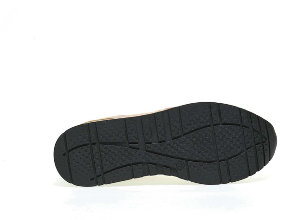 Frau Scarpe Donna Color Cammello in Pelle Scamosciata E Laminata Sneaker Casual Con Lacci E Suola in Gomma 4,5 Cm Collezione Aut/Inv 2022/2023