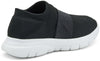 Frau Sneaker Slip-On Donna Nere Suola Bianca 43K6 Senza Lacci