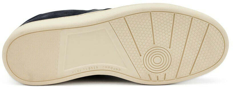 Frau Sneakers Uomo Camoscio Blu 24B3 Scarpe in Pelle Suola in Gomma