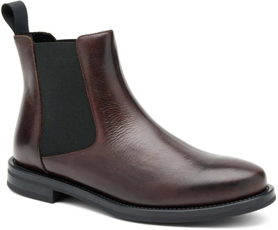 Frau Stivaletti Beatles Donna In Pelle Liscia Stivaletto Classico Elastico Bilaterale Suola In Gomma Made In Italy.