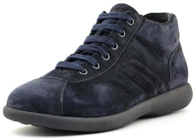 Frau Uomo Sneakers Alta in Pelle Scamosciata Nuova Collezione Scarpe Sportive Made in Italy