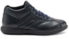 Frau uomo sneakers casual alta in pelle