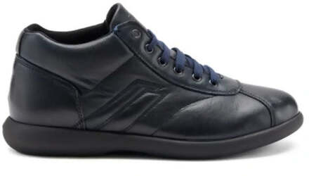 Frau uomo sneakers casual alta in pelle