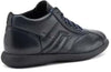 Frau uomo sneakers casual alta in pelle