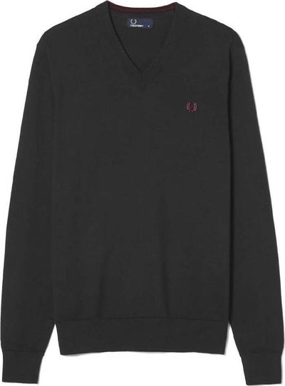 Fred Perry Maglione Uomo Scollo a V Tinta Unita Logo Ricamato Pullover Maglia Sottile Misto Lana Polsini a costine Moda/Uomo/Abbigliamento/Maglioni e cardigan/Maglioni Euforia - Bronte, Commerciovirtuoso.it