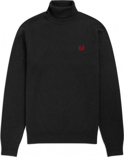Fred Perry Pullover Uomo Collo Alto Dolcevita Maniche Lunghe Maglia Lupetto Regular Fit Invernale Logo Ricamato Maglione Moda/Uomo/Abbigliamento/Maglioni e cardigan/Maglioni Euforia - Bronte, Commerciovirtuoso.it