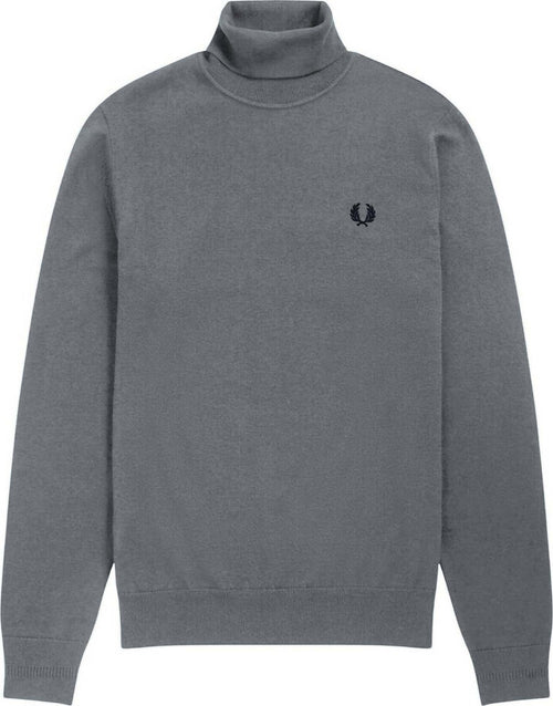 Fred Perry Pullover Uomo Collo Alto Dolcevita Maniche Lunghe Maglia Lupetto Regular Fit Invernale Logo Ricamato Maglione Moda/Uomo/Abbigliamento/Maglioni e cardigan/Maglioni Euforia - Bronte, Commerciovirtuoso.it