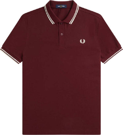 Fred-Perry-T-shirt-e-Polo-Bordeaux-da-uomo