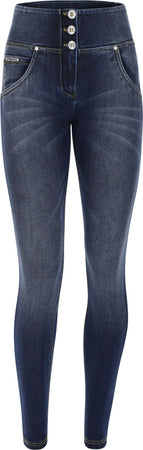 FREDDY-Pantaloni-Blu-da-donna