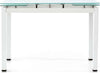 FREDERICK---tavolo-da-pranzo-moderno-allungabile-in-metallo-e-vetro-cm-70x110/140/170x75-h-Bianco-Milani-Home