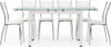 FREDERICK---tavolo-da-pranzo-moderno-allungabile-in-metallo-e-vetro-cm-70x110/140/170x75-h-Bianco-Milani-Home