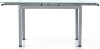 FREDERICK---tavolo-da-pranzo-moderno-allungabile-in-metallo-e-vetro-cm-70x110/140/170x75-h-Grigio-Milani-Home