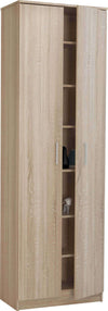 FREDIS---armadio-scarpiera-con-7-scaffali-Quercia-Chiaro-Milani-Home