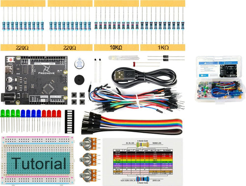 Freenove Basic Starter Kit FNK0007 Board 151 componenti 19 progetti (compatibile con arduino IDE)