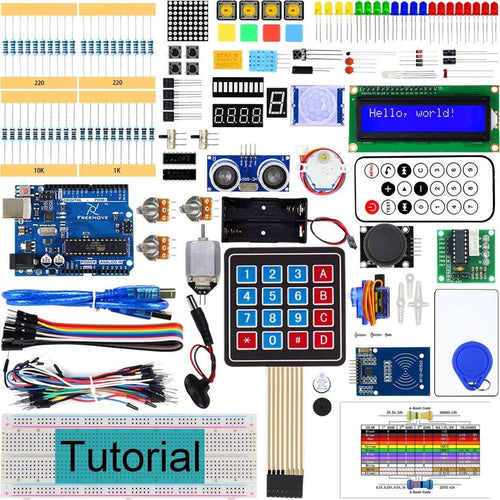 Freenove RFID Starter Kit V2.0 with UNO Arduino IDE Blue Board 198 componenti 49 progetti