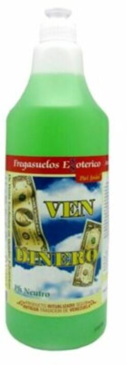 Fregasuelos Ven Dinero 1 Lt esoterismo Santería America Latina Venezuela Detersivo Pavimenti