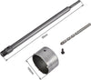 Fresa-A-Tazza-100-Mm-Asta-Prolunga-50-Cm-Per-Trapano-Attacco-Sds-Plus-Tools