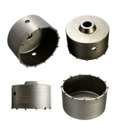 Fresa A Tazza 110 Mm Carotatrice Con Asta Sds Plus 80 Cm Calcestruzzo Cemento