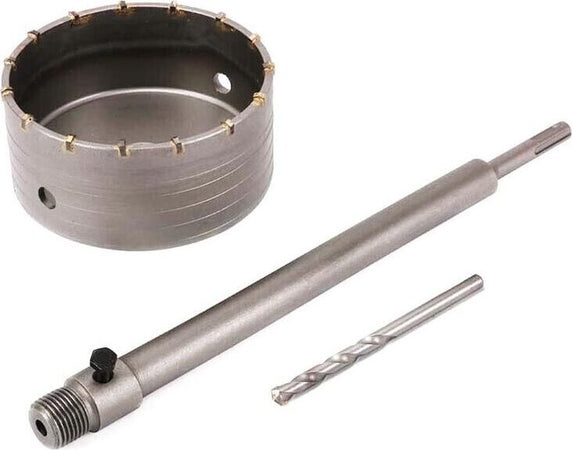 Fresa-A-Tazza-125-Mm-Carotatrice-Muro-Asta-Sds-Plus-50-Cm-Prolunga-Da-Trapano-Tools