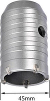 Fresa-A-Tazza-45-Mm-Carotatrice-Muro-Attacco-Sds-Plus-X-Asta-Prolunga-Da-Trapano-Tools
