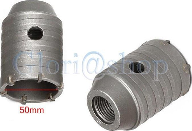 Fresa-Carotatrice-Tazza-50-Mm-Frese-Trapano-Attacco-Sds-Plus-muro-Cemento-Tools