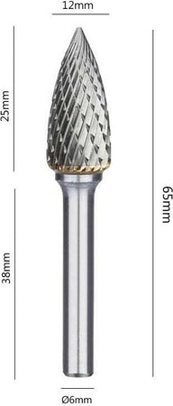 Fresa-Da-Trapano-25-Mm-Gambo-6mm-Punta-Rotante-Per-Intaglio-Legno-Acciaio-Ferro-Gx1225m06-Tools