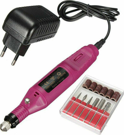FRESA ELETTRICA PER MANICURE E PEDICURE TRAPANO UNGHIE NAIL ART CON 6 ACCESSORI Bellezza/Manicure e pedicure/Strumenti e accessori/Frese per unghie Zencoccostore - Formia, Commerciovirtuoso.it