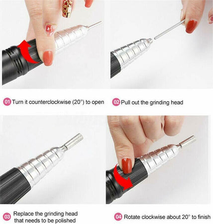 Fresa Elettrica Portatile Per Manicure E Pedicure Trapano Unghie Nail Art Salute e Bellezza > Manicure e Pedicure > Nail Art Trade Shop italia - Napoli, Commerciovirtuoso.it