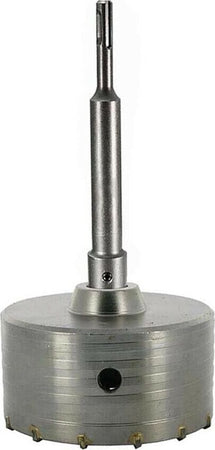 Fresa-Muro-Carotatrice-A-Tazza-130-Mm-Barra-Asta-Sds-Plus-35-Cm-Trapano-Tools