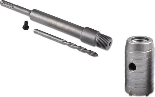 Fresa-Muro-Carotatrice-Tazza-40-Mm-Barra-Asta-Prolunga-35-Cm-Sds-Plus-Tools