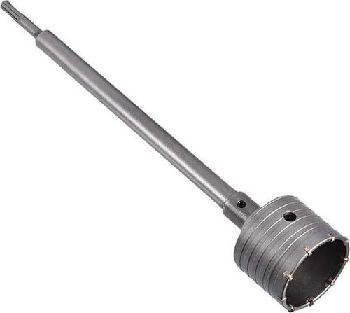Fresa-Muro-Cemento-A-Tazza-75-Mm-Asta-Prolunga-50-Cm-Attacco-Trapano-Sds-Plus-Tools