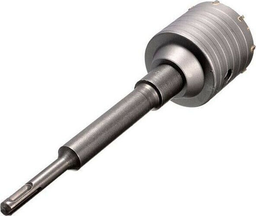 Fresa-Muro-Tazza-70-Mm-Asta-Prolunga-.-35-Cm-Per-Trapano-Attacco-Sds-Plus-Tools