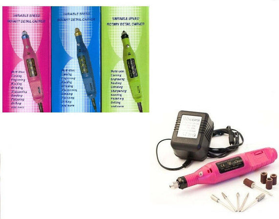 FRESA NAIL ART GEL RICOSTRUZIONE UNGHIE MANICURE MANI PIEDI VELOCITA REGOLABILE Bellezza/Manicure e pedicure/Strumenti e accessori/Frese per unghie Trade Shop italia - Napoli, Commerciovirtuoso.it