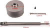 Fresa-Per-Muro-A-Tazza-Corona-125-Mm-Asta-35-Cm-Per-Trapano-Attacco-Sds-Plus-Tools