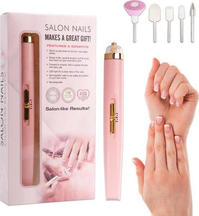 Fresa-Unghie-Set-Per-Manicure-Pedicure-Lima-Ricaricabile-5-Punte-Leva-Cuticole