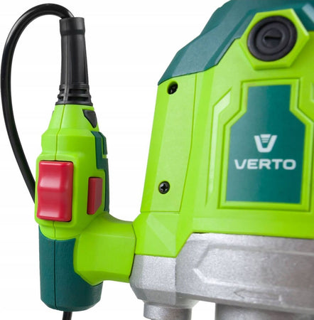 Fresatrice verticale con impugnatura ergonomica antiscivolo e base in alluminio